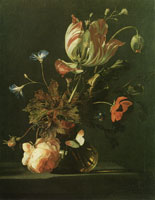 Simon Verelst Flowers in a vase