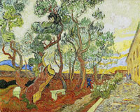 Vincent van Gogh Garden of the Asylum