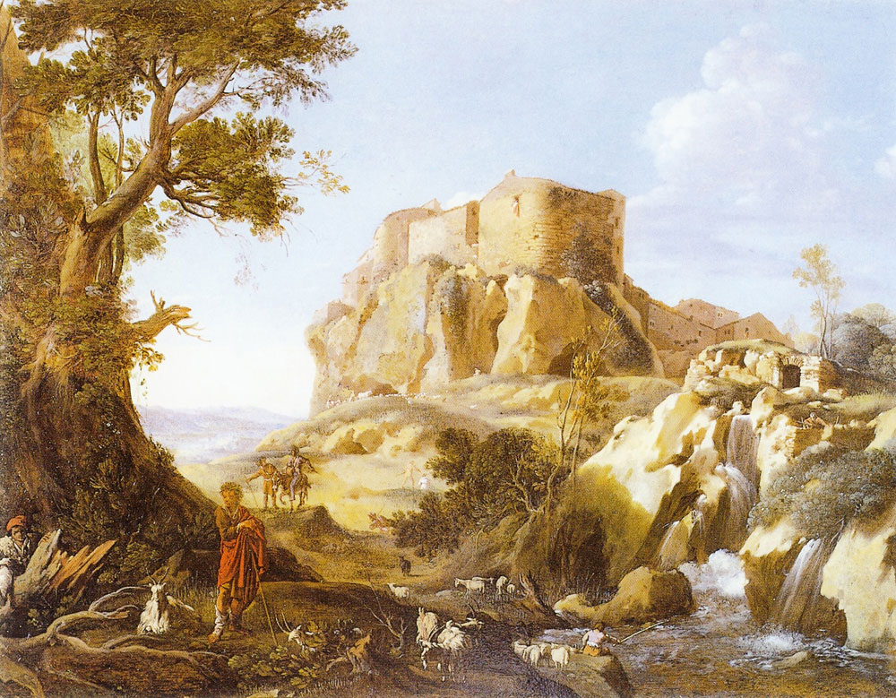 Bartholomeus Breenbergh - Landscape with figures
