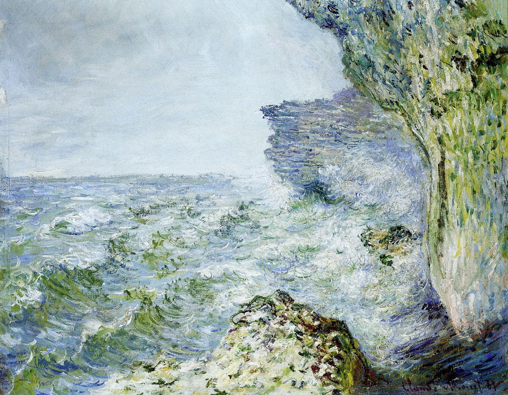 Claude Monet - The sea at Fécamp