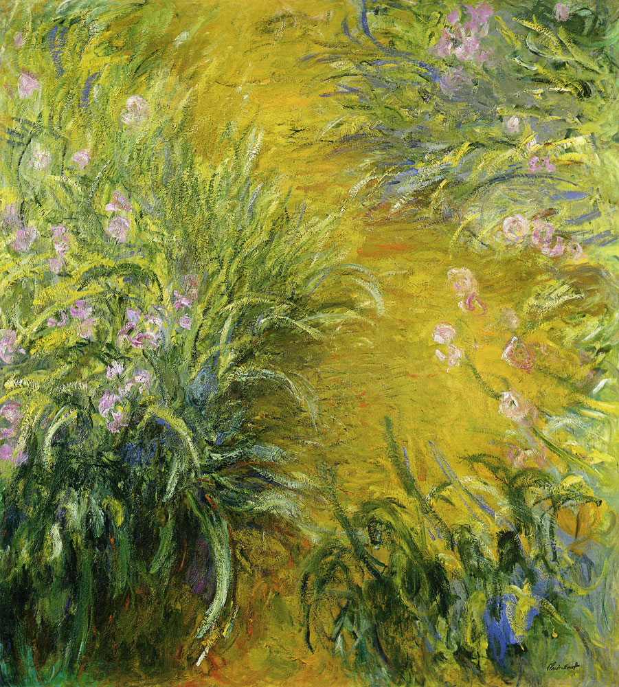Claude Monet - The Path through the Irises