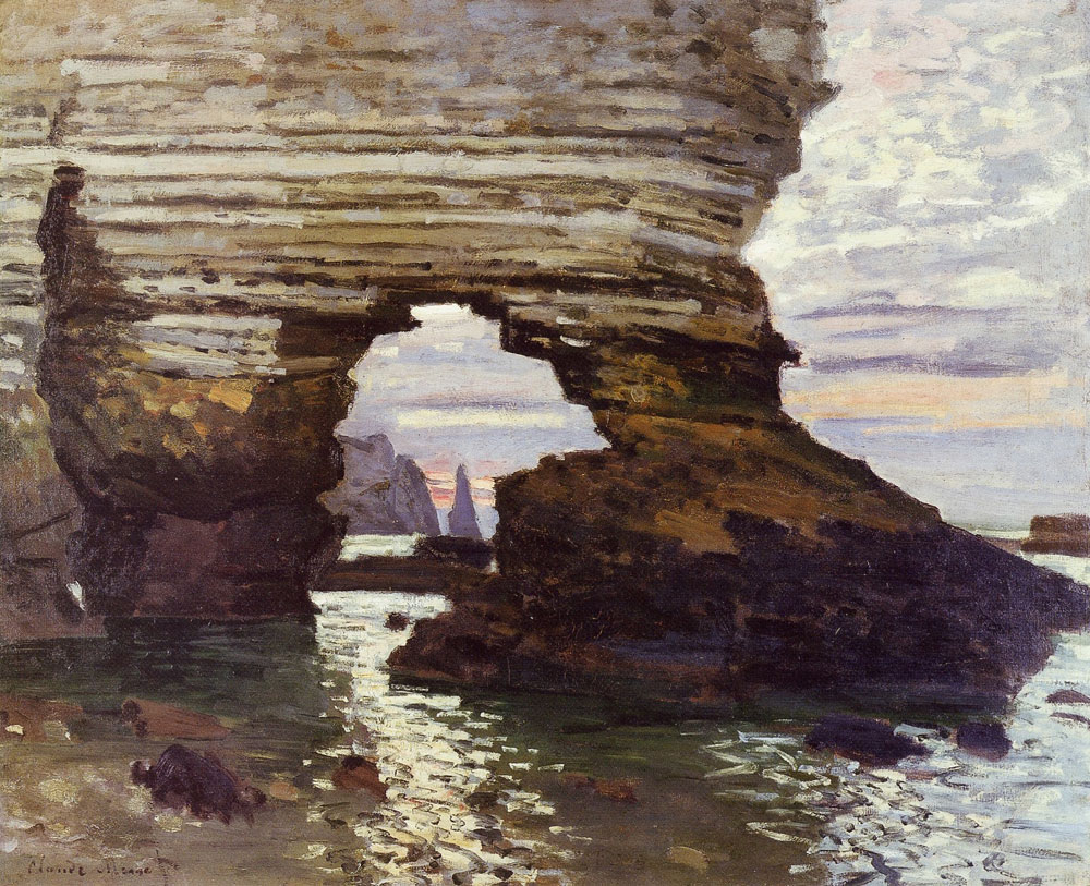 Claude Monet - Rock Arch at Etretat
