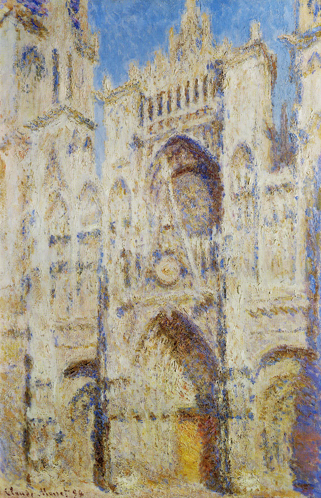 Claude Monet - Rouen Cathedral: The Portal (Sunlight)