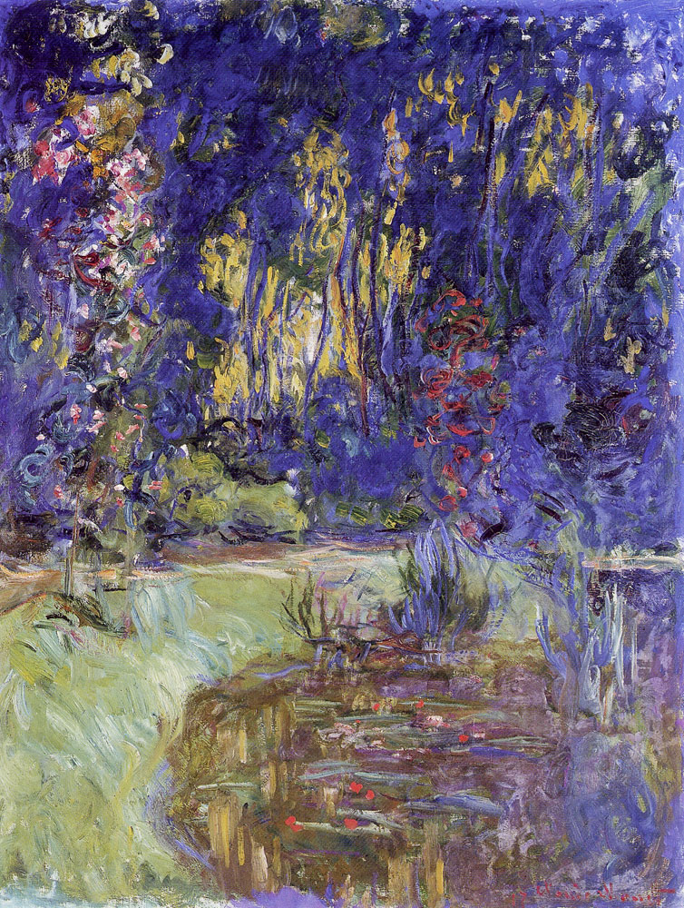 Claude Monet - Water lily garden