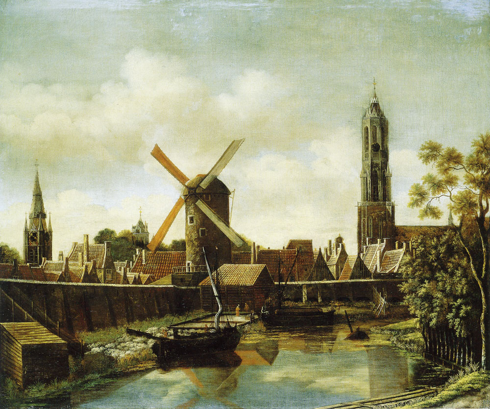 Daniel Vosmaer - The harbour of Delft