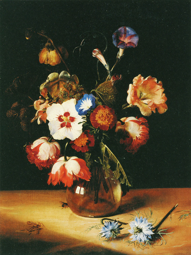 Dirck de Bray - Flowers in a vase