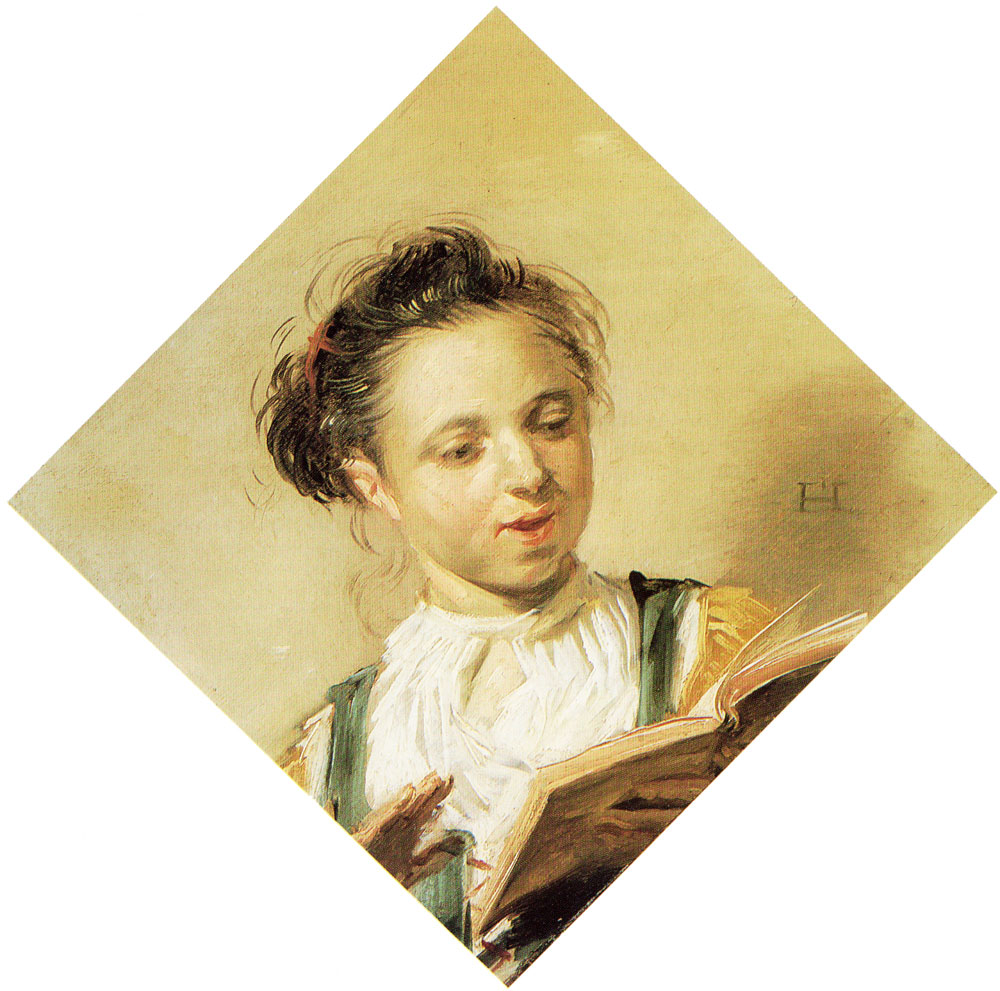 Frans Hals - Singing girl
