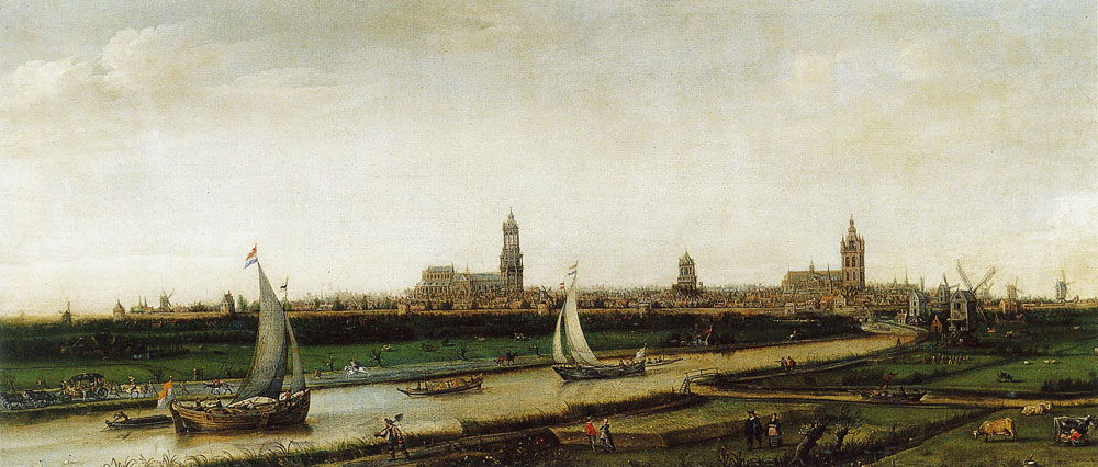 Hendrick Cornelisz. Vroom - View of Delft from the Northwest