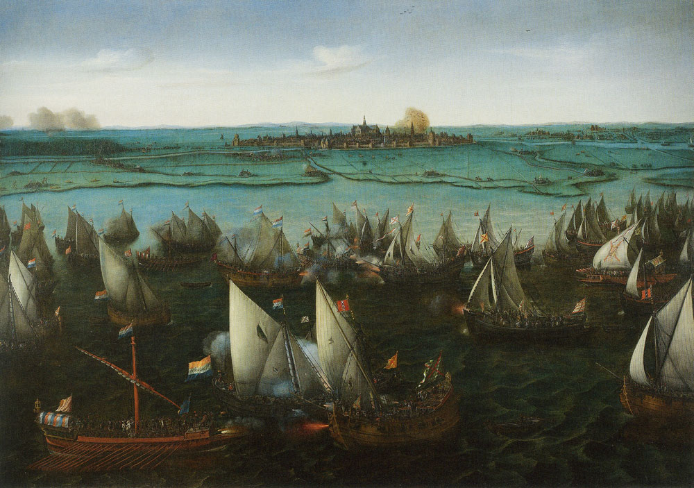 Hendrik Cornelisz. Vroom - The battle on the Haarlemmermeer, 1573