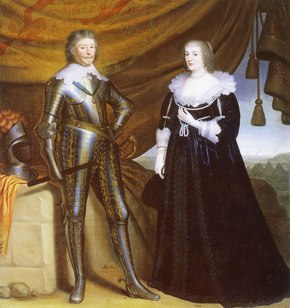 Gerrit van Honthorst - Double Portrait of Frederik Hendrik and Amalia van Solms