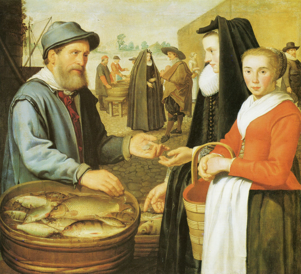 Jacob Gerritsz. Cuyp - The fish market