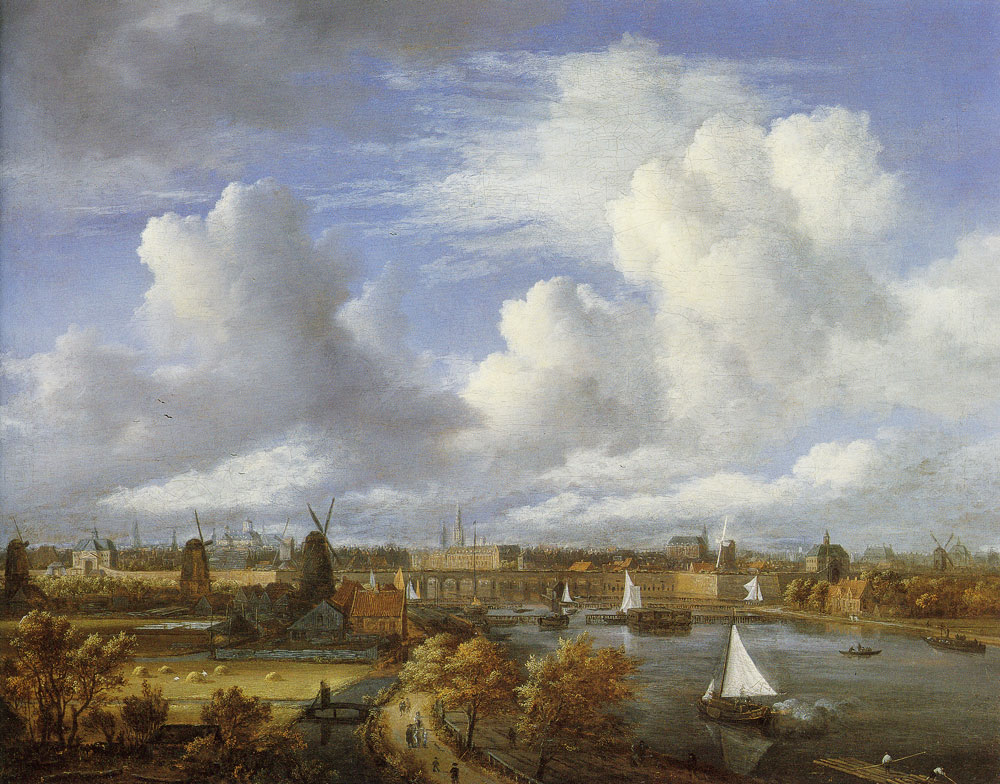 Jacob van Ruisdael - Panoramic View of the Amstel Looking towards Amsterdam