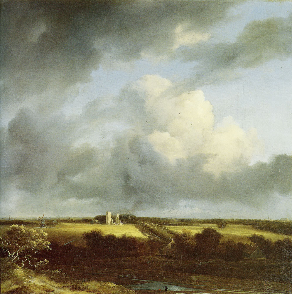 Jacob van Ruisdael - View of the Ruins of Huis ter Kleef and Haarlem