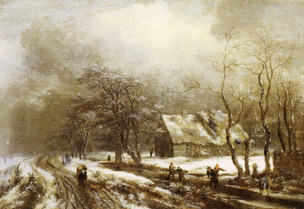 Jacob van Ruisdael - Winter Landscape