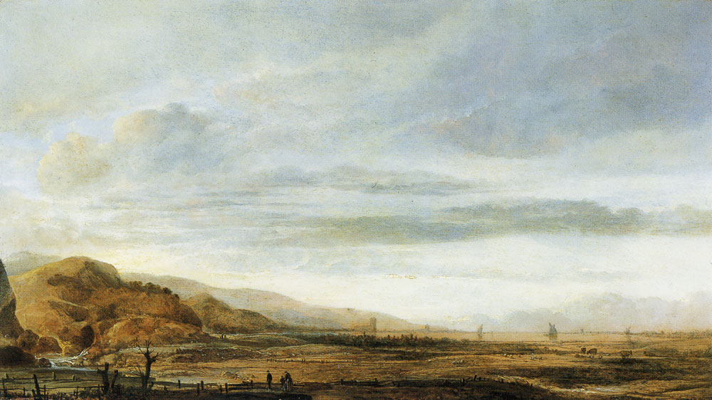 Aert van der Neer - Panoramic landscape