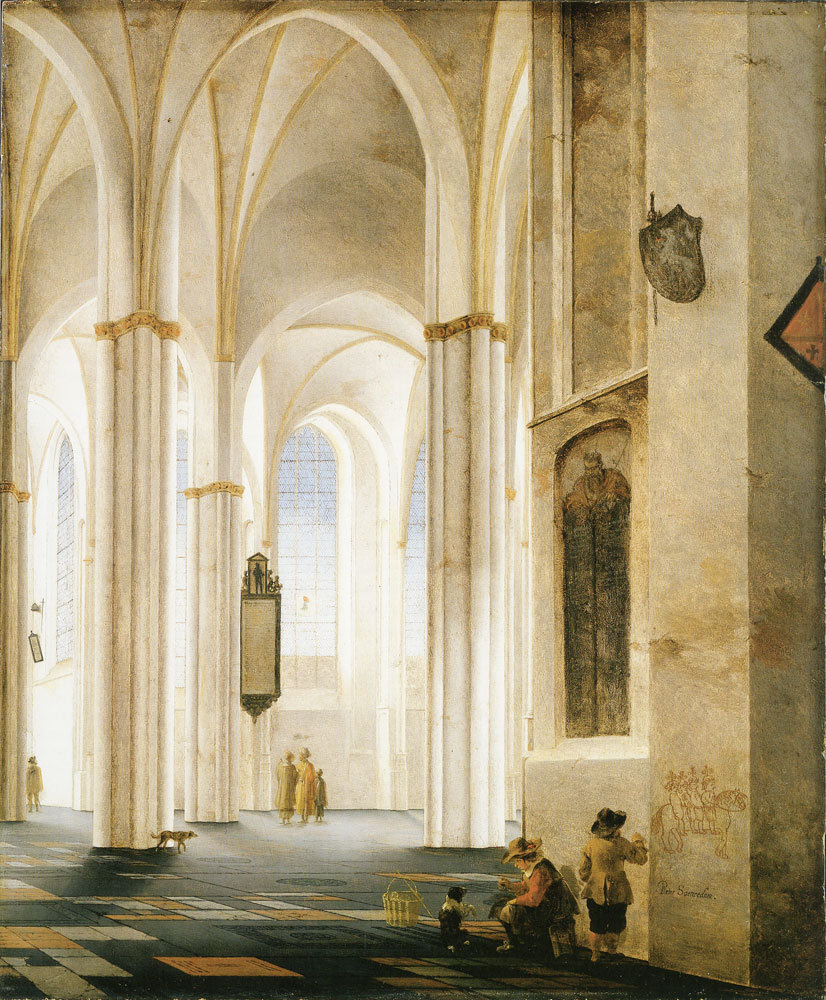 Pieter Saenredam - Nave of the Buurkerk, Utrecht