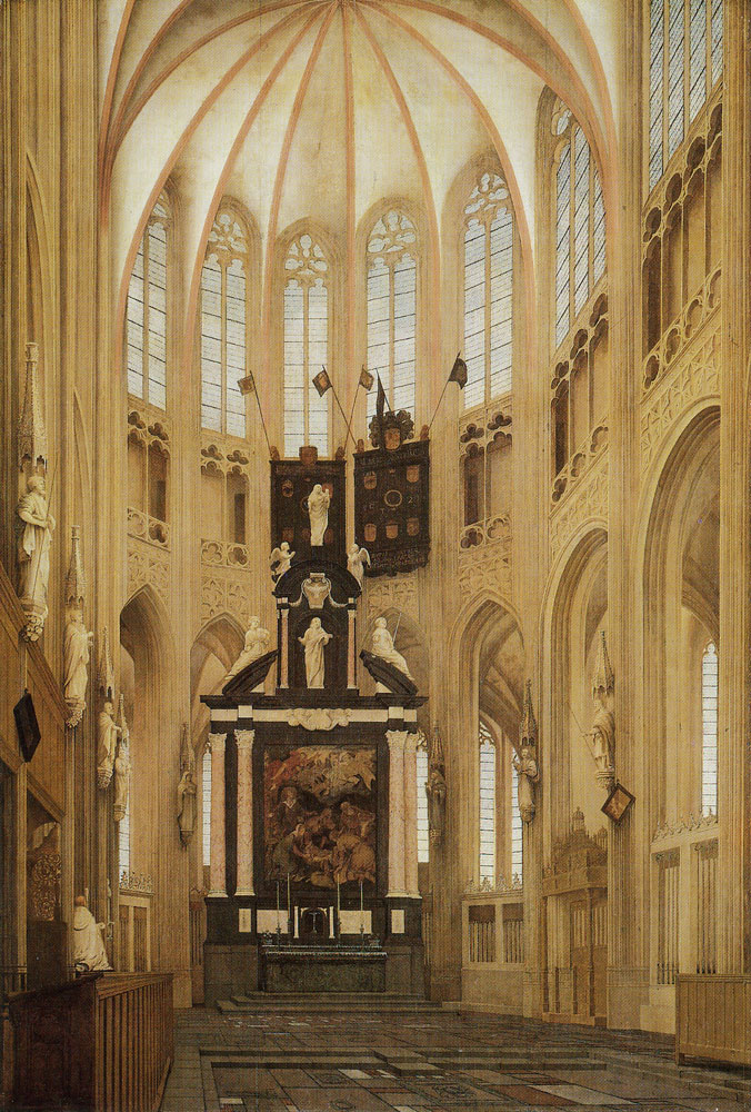 Pieter Saenredam - Choir of the St. Janskerk, 's-Hertogenbosch
