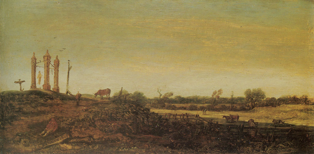 Esaias van de Velde - Gallows in a Landscape
