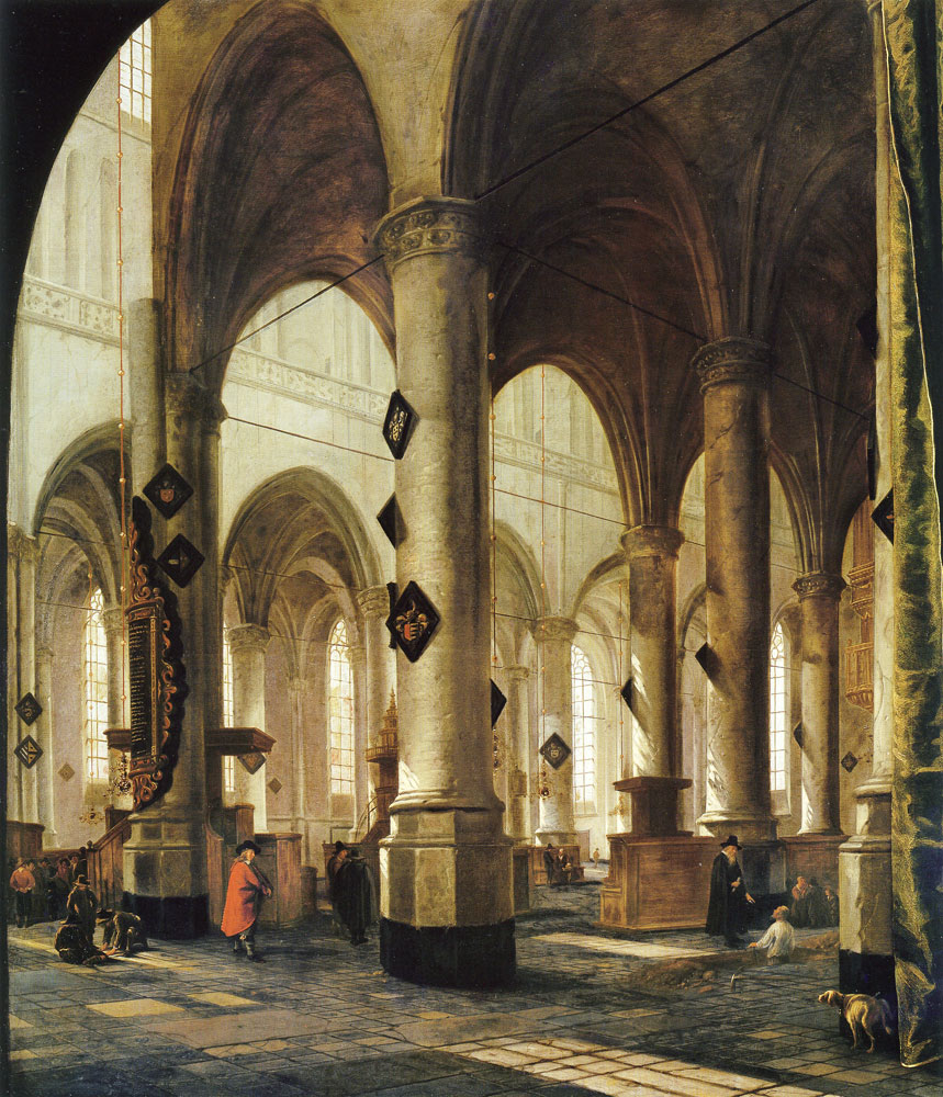 Hendrick van Vliet - The Pieterskerk in Leiden