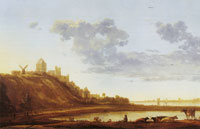 Aelbert Cuyp The Valkhof at Nijmegen from the East