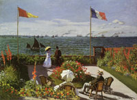 Claude Monet Garden at Sainte-Adresse