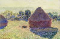 Claude Monet Haystacks, midday
