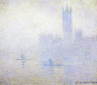 Claude Monet Houses of Parliament, London, fog effect