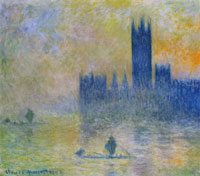Claude Monet The Houses of Parliament (Effect of Fog)