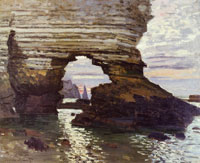 Claude Monet Rock Arch at Etretat