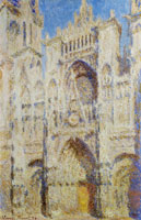 Claude Monet Rouen Cathedral: The Portal (Sunlight)