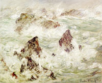 Claude Monet Storm at Belle-He