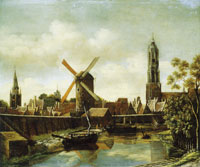 Daniel Vosmaer The harbour of Delft