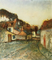 Edgar Degas Village street
