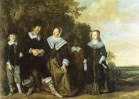 Frans Hals Family in a landscape