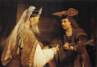 Aert de Gelder Ahimelech gives David the sword of Goliath