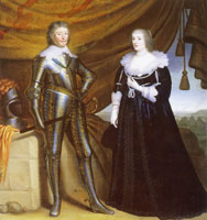 Gerrit van Honthorst Double Portrait of Frederik Hendrik and Amalia van Solms