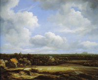 Jacob van Ruisdael View of the Plain of Haarlem with Bleaching Grounds