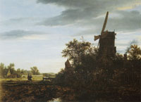 Jacob van Ruisdael A Windmill near Fields