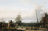 Ludolf Backhuysen Ships before Texel