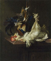 Willem van Aelst Still life with poultry