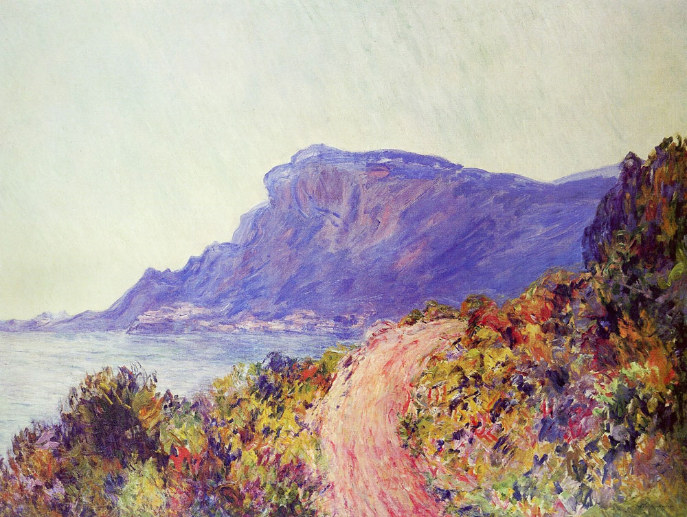 Claude Monet - Coastal road at Cap Martin, near Menton