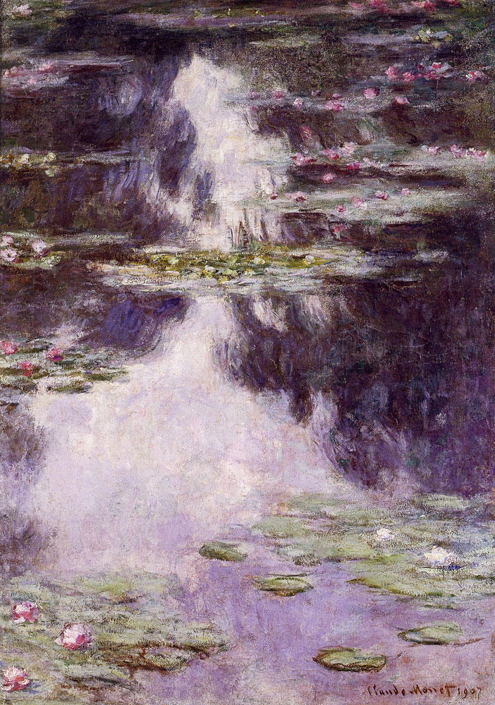 Claude Monet - Pond with water lilies