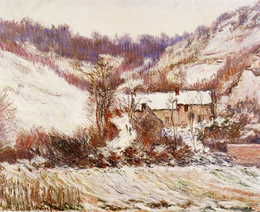 Claude Monet - Snow at Giverny