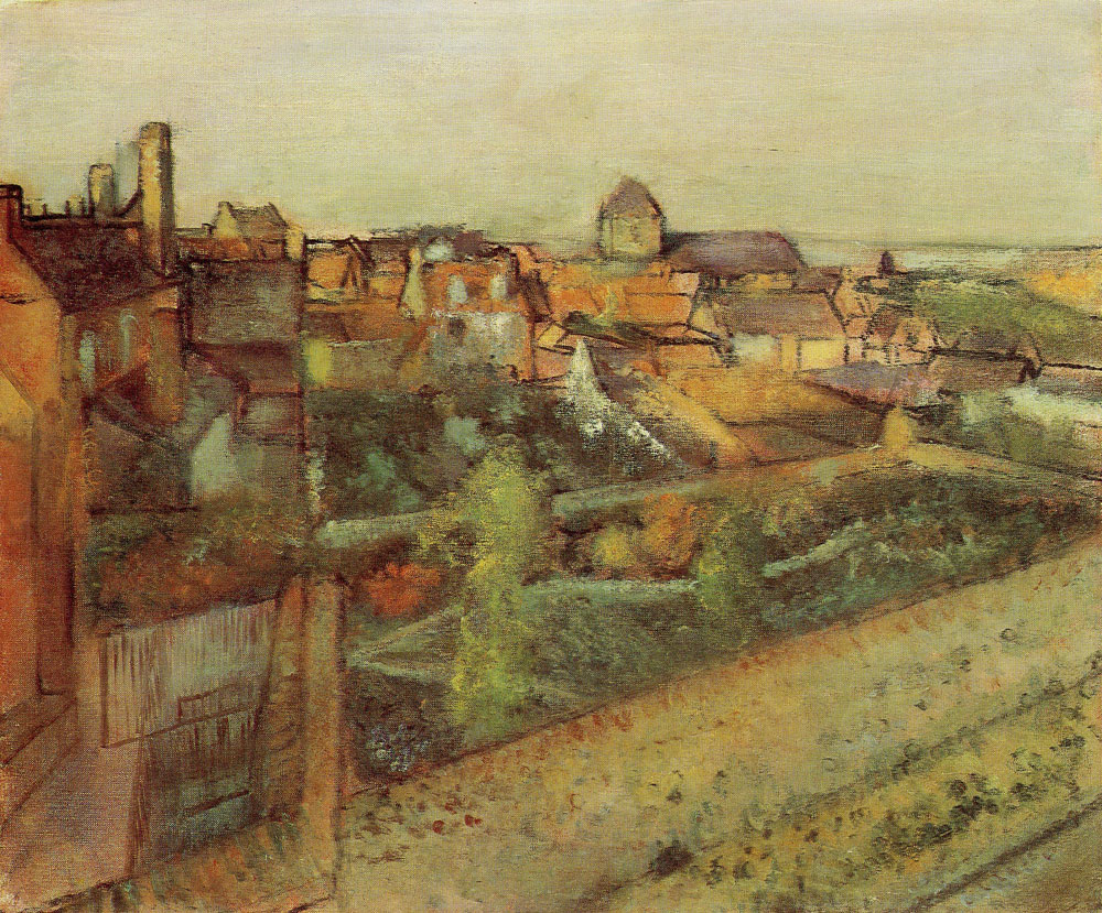 Edgar Degas - View of Saint-Valéry-sur-Somme