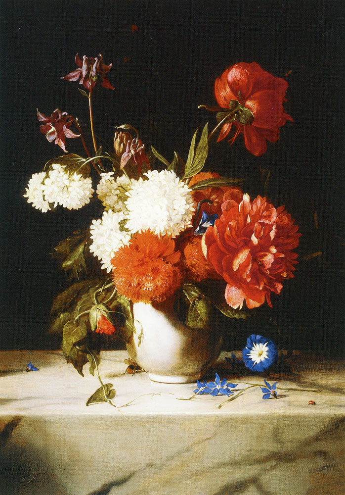 Dirck de Bray - Still Life with Flowers
