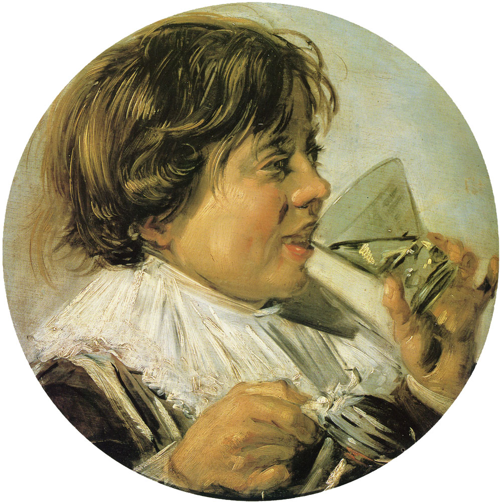 Frans Hals - Boy drinking wine