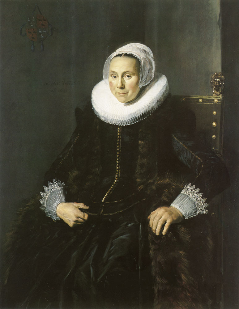 Frans Hals - Portrait of Cornelia Claesdr Vooght