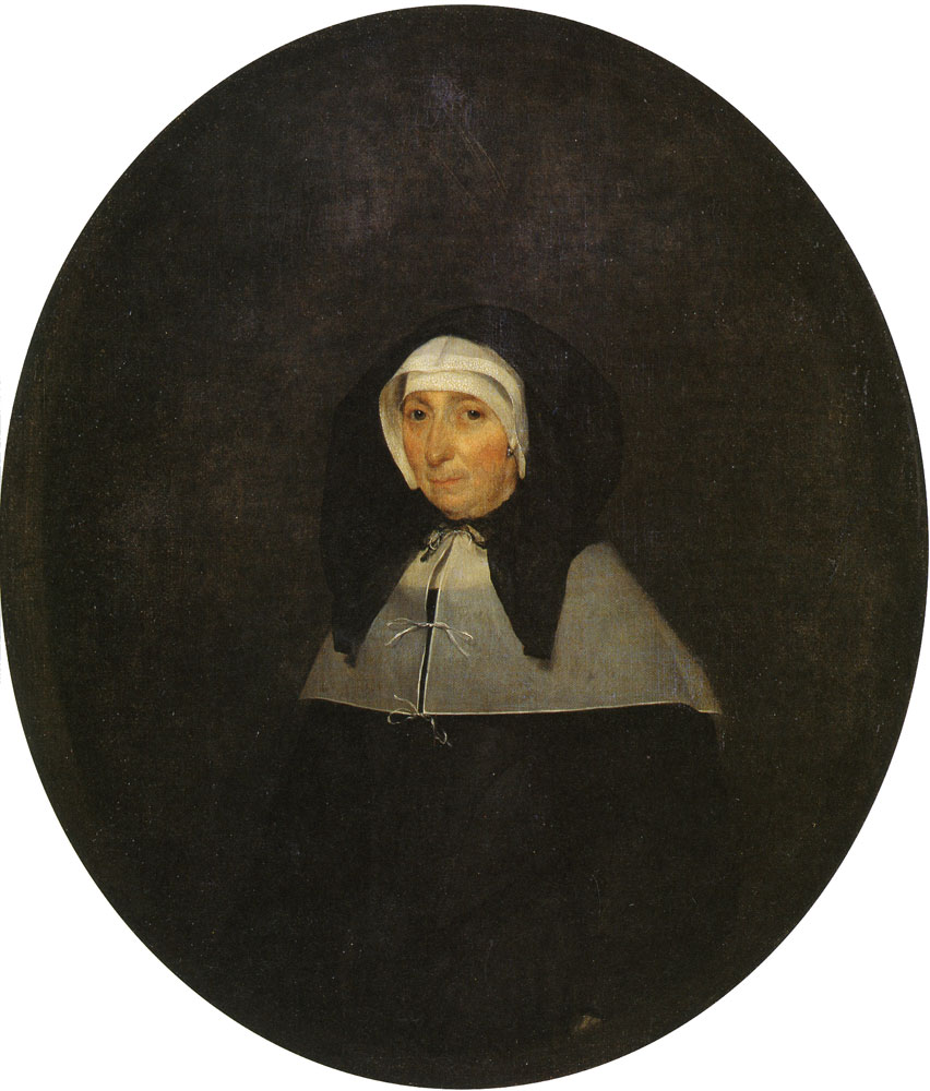 Gerard ter Borch - Portrait of Gertruida Assink, wife of Willem Marienburg