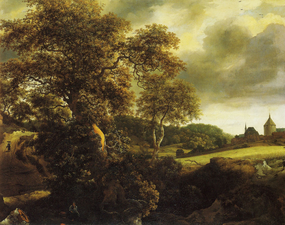 Jacob van Ruisdael - Hilly Landscape