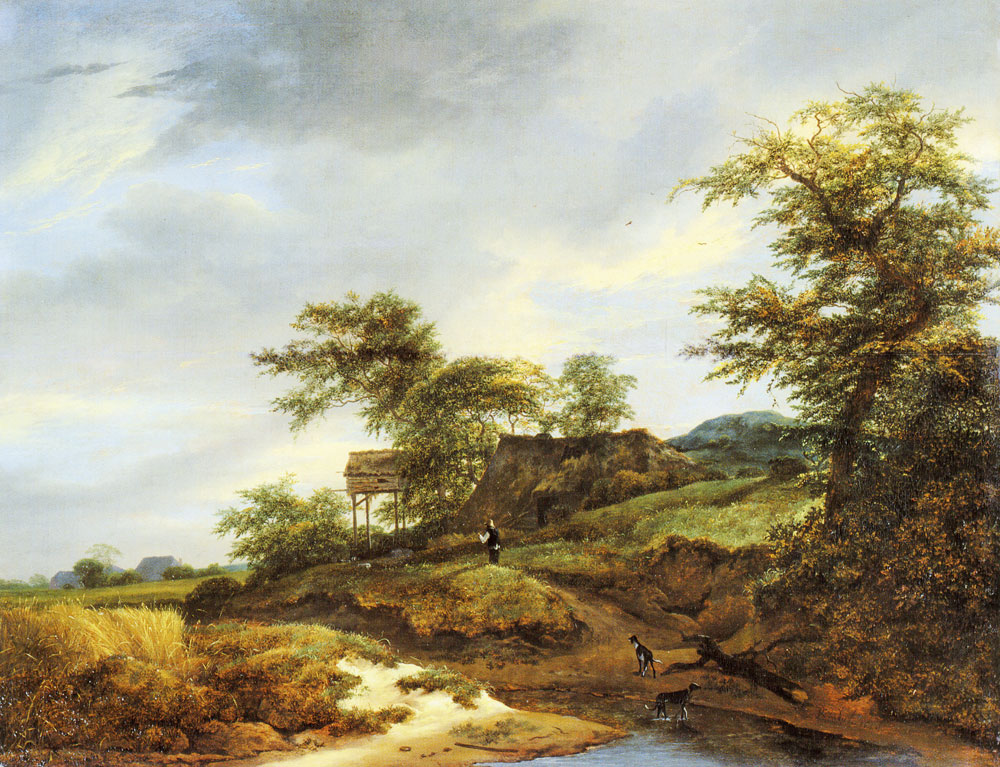 Jacob van Ruisdael - Road in the Dunes